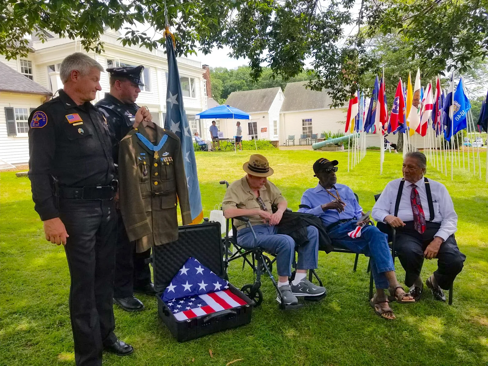 World War II veterans honored