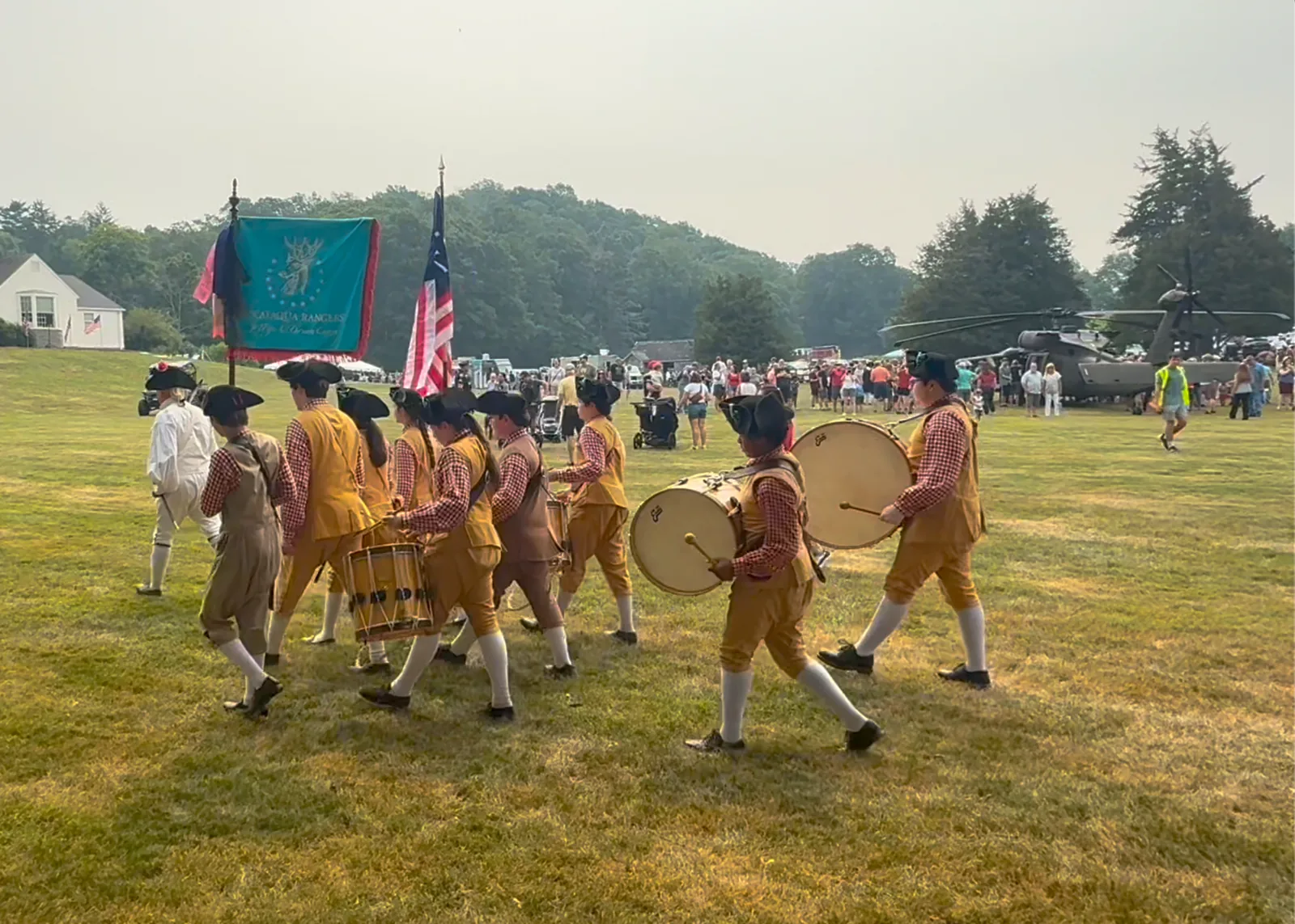Piscataqua Junior Rangers marching